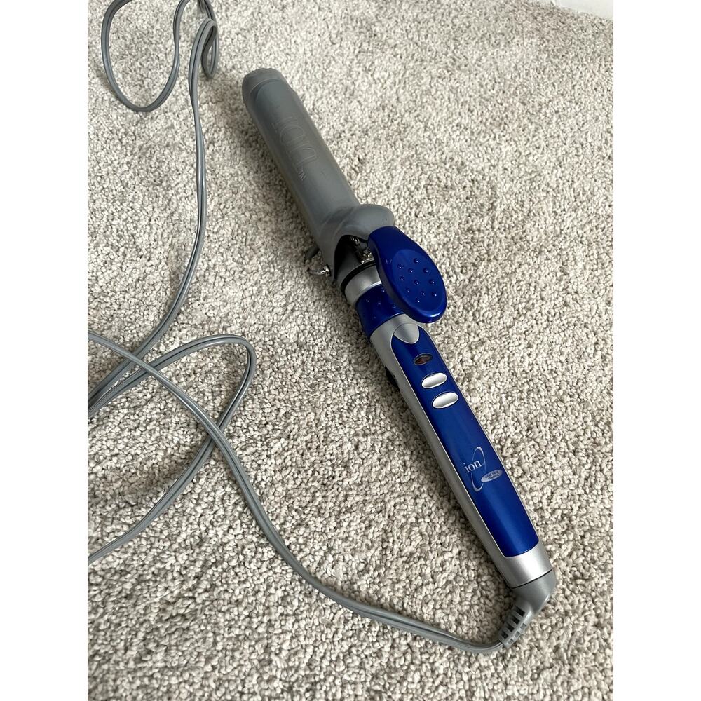 Ion Super Moist Curler - Used - Blue and Silver